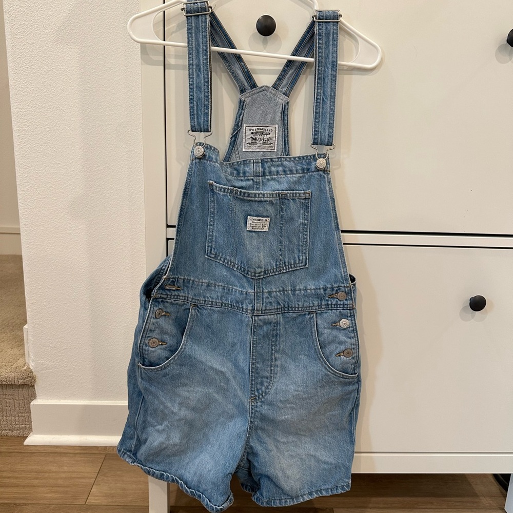 Levi's Blue Denim Overalls